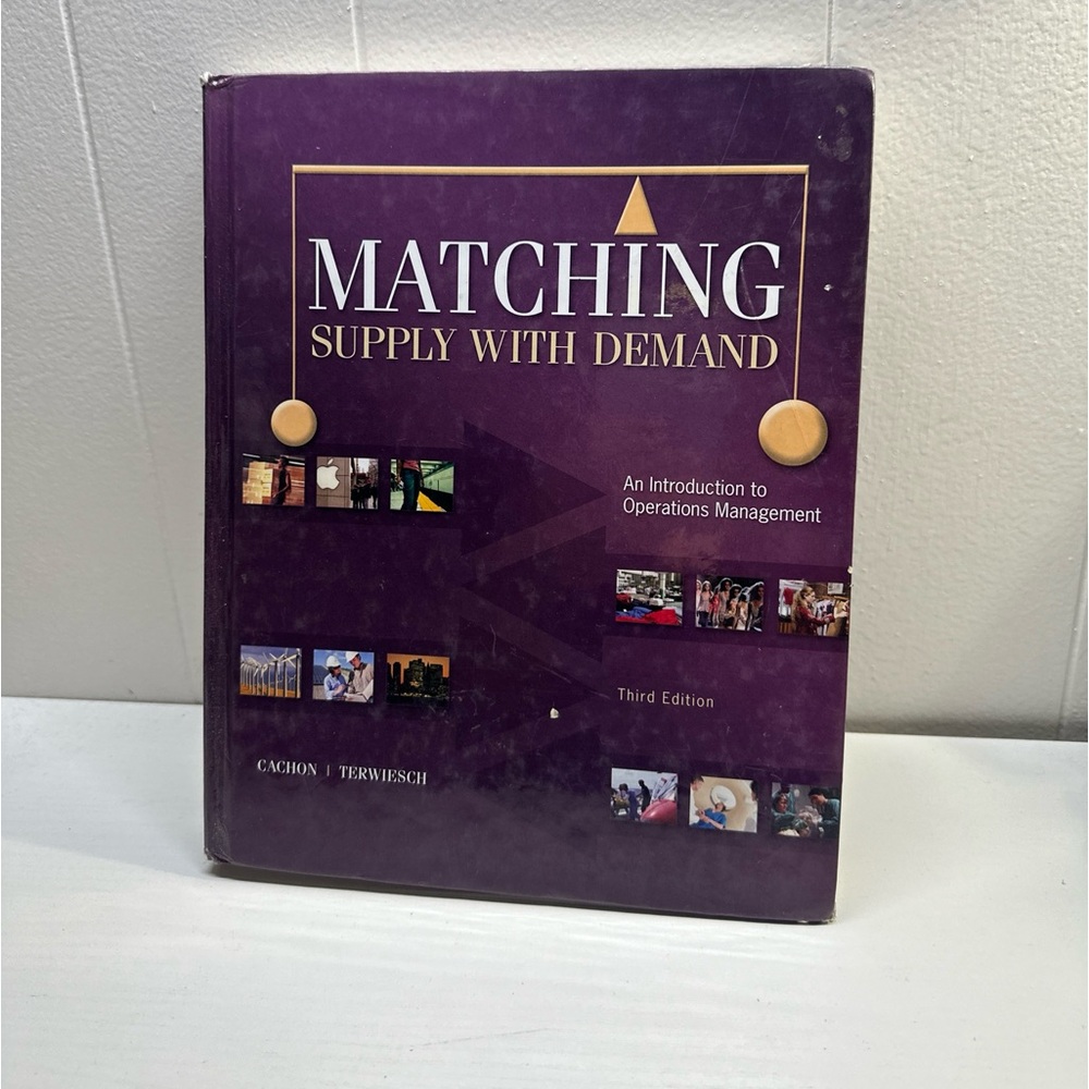 Matching  supply  with demand. An introduction  to operations management,